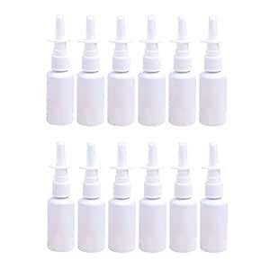 12 Pieces 10 ml Empty Plastic Nasal Spray Bottles Refillable Plastic ...