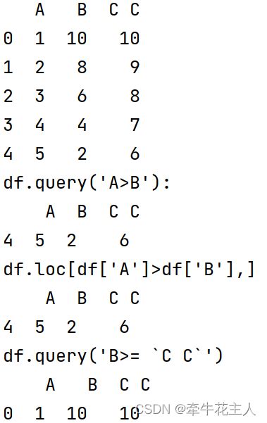 SQLAlchemy Datafreame Query 的图像结果
