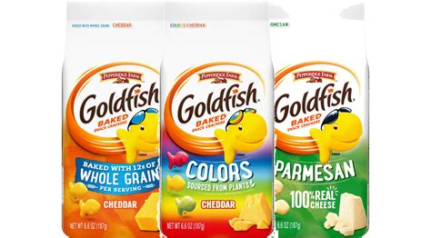 Pepperidge Farm Goldfish Crackers, Colors, Whole Grain, Parmesan ...