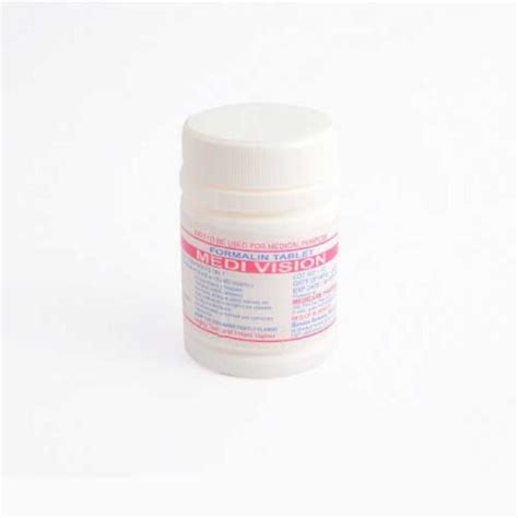 Formalin Tablets (1 Box, 100 Tablets) - Medansh.in - Medansh