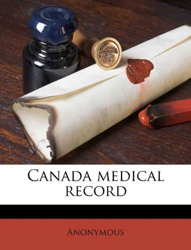 Buy Canada Medical Record Book Online at Low Prices in India | Canada ...