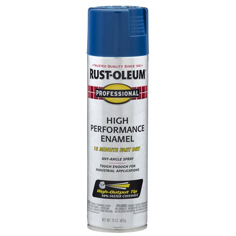 6 Pack, Royal Blue, Rust-Oleum Professional High Performance Gloss ...