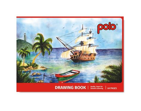 Drawing book A4 64 pages - Pack of 3 - Polo Colours