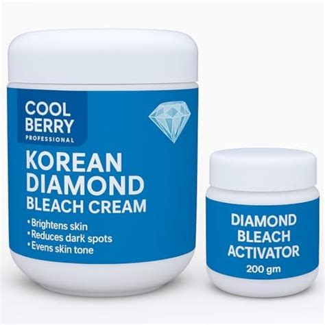 Cool Berry Professional Korean Diamond Bleach Cream – Brightens Skin ...