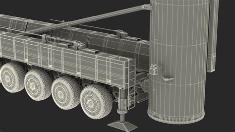 Dongfeng-41 ICBM Launch Vehicle Dusty Rigged 3D model | 3D Molier ...