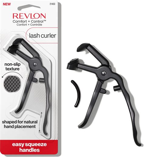 Amazon.com: Revlon Comfort and Control Eyelash Curler, Easy to Use with ...