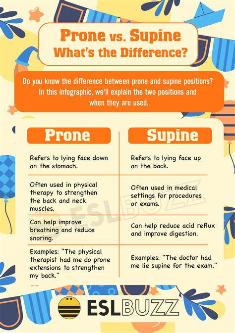 Prone vs. Supine: Which Posture is Better? - ESLBUZZ