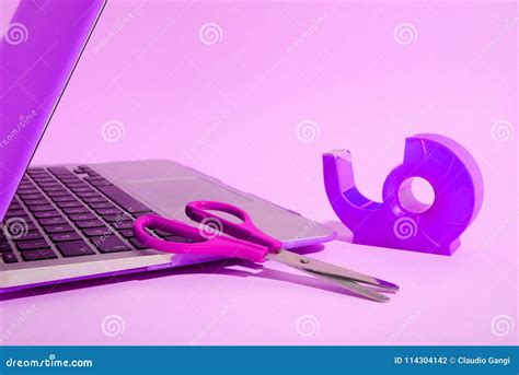 Computer Cut and Paste Command Concept Stock Photo - Image of scotch ...