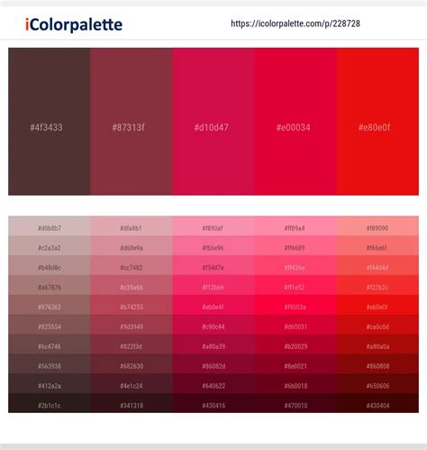 36 Latest Color Schemes with Brown And Red Color tone combinations ...
