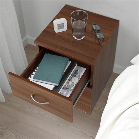 NODELAND chest of 2 drawers, medium brown, 43x45 cm (167/8x173/4") - IKEA