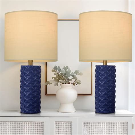 360 Lighting Gilson 24 1/2" High Modern Coastal Glam Table Lamps Set of ...
