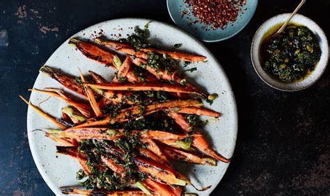 Miso-Glazed Carrots with Carrot-Top Pesto | EyeSwoon