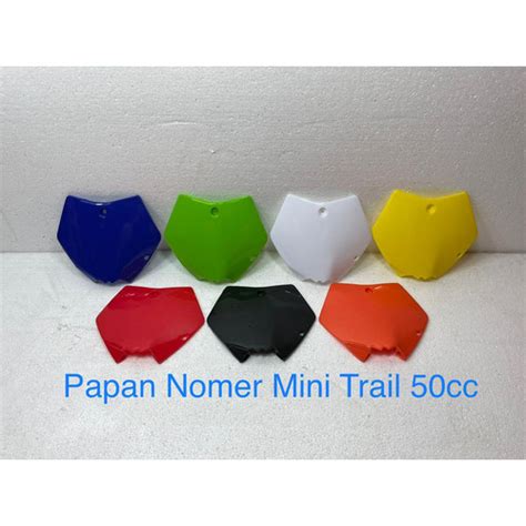 Jual Papan Nomer - No Start Mini Trail MT 2 - Merah - Kota Tangerang ...