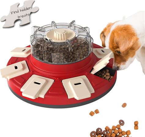 Amazon.com: DUDULOVY Dog Puzzle Toys Level 2, Dog Slow Feeder, Puzzle ...