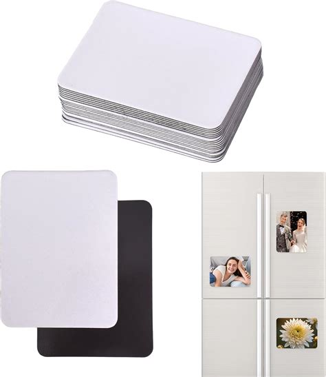20Pcs Sublimation Magnet Blanks,Personalized Sublimation Fridge ...