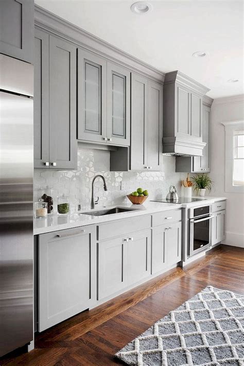 25+ Simple Ideas To Style Grey Kitchen Cabinets