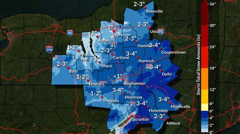 Winter Weather Advisory in effect for Southern Tier, Central NY region