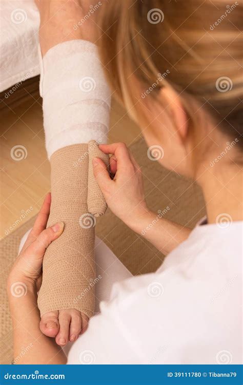 Image result for Applying a Compression Bandage
