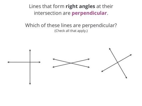 Perpendicular lines - Geometry - School Yourself