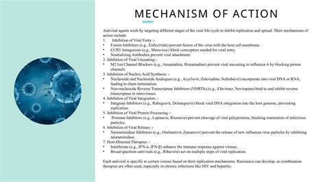 Antiviral agents with its definition, classification, MOA PPT | PPTX