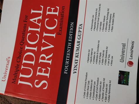 Buy Universal's Multiple Choice Questions For Judicial Service ...