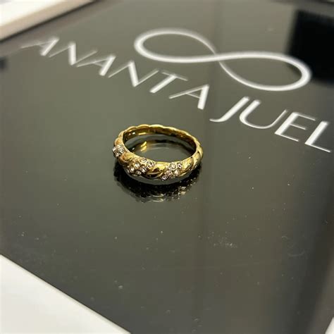 Studded croissant ring - Ananta Juels