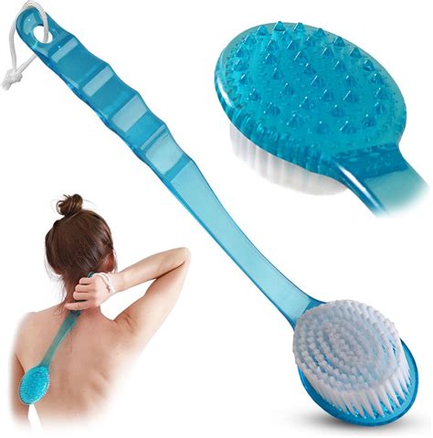 Amazon.com : Bath Body Brush Long Handle Back Shower Brush Exfoliating ...