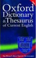 Buy Oxford Dictionary and Thesaurus of Current English Book Online at ...