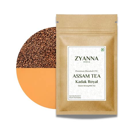 Zyanna Assam Tea - Premium Kadak CTC Chai Patti(500g - 250 Cups) Strong ...