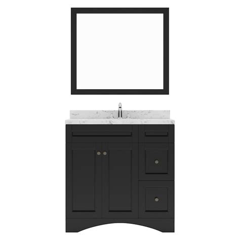 Virtu USA Elise 36-in Espresso Undermount Single Sink Bathroom Vanity ...