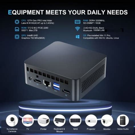 Alder N100 MINI PC Windows 11 Dual Wifi BT4.2 RJ45 | Ubuy India