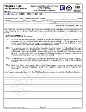 Repair Addendum Template - Fill and Sign Printable Template Online