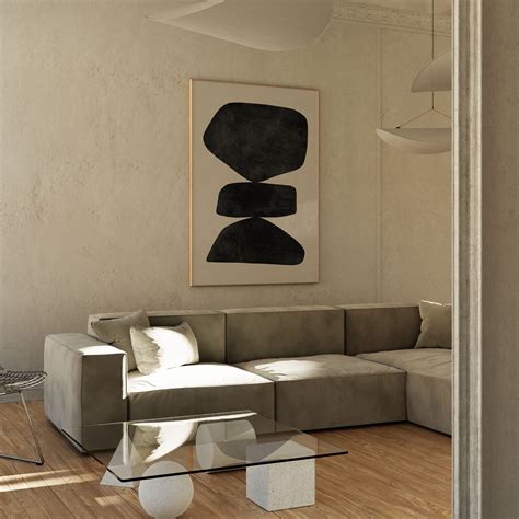 Buy Luminous Layers BW Paintings Online at Best Price – Dessine Art