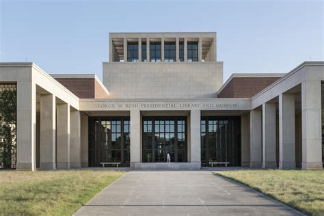 The George W. Bush Presidential Library building on the campus of ...