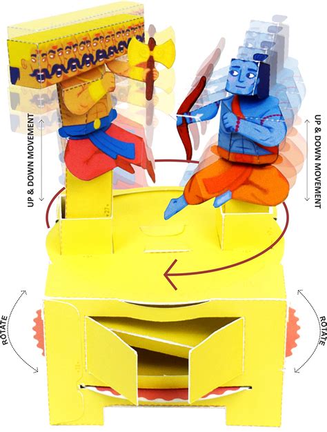 Buy Crackles Steam Toys DIY 3D Paper Model Automata Bot with Animated ...