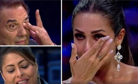 Malaika Arora gets teary eyes as Dharmendra explains life struggle in a ...