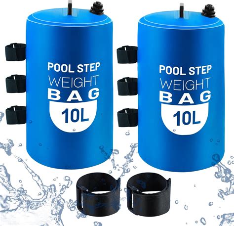 Amazon.com: 2PCS Pool Ladder Weights 10L Universal Pool Step Weights ...