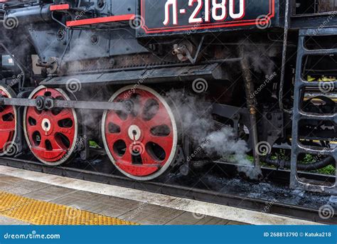 Sortavala, Russia - September 13, 2021: Tourist Retro Train Ruskeala ...