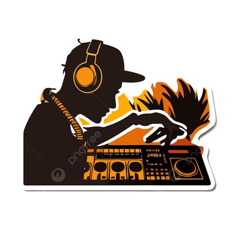 Dj Silhouette Vector Free