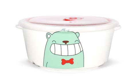 Buy Microwavable Ceramic Bento Box Lunch Box Food Container With Seal ...