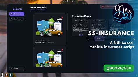Blog - [ESX/QBCore] Vehicle Insurance script with a modern UI