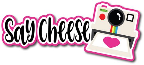 Say Cheese - Scrapbook Page Title Sticker | Stickers for scrapbooking ...