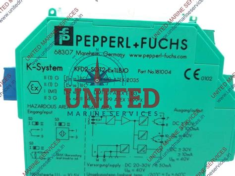PEPPERL+FUCHS ISOLATED BARRIER K-SYSTEM KFD2-SOT2-EX1.LB.IO181004 ...