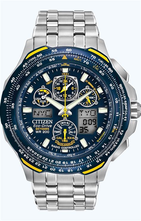 How To Set The Time On A Citizen Eco Drive Blue Angel Atomic Watch at ...