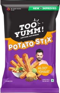Too Yumm! Aloo Chaat Potato Stix ,On-the-Go Munching Snack,Movie, Game ...