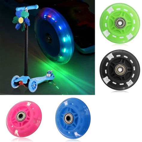 Buy Flashing Lights Back Rear Wheels LED Flash Wheel For Micro Scooter ...