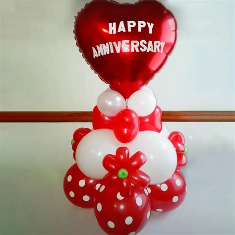 Happy Anniversary Balloon Surprise | Balloon Decoration in Surat ...
