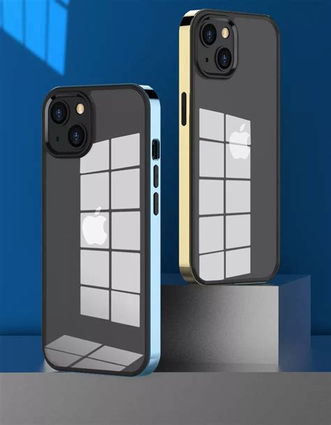 Luxery iPhone Chrome Plating Bumper Clear Case Cover – Case24x7.com