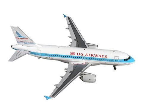 Gemini Jets US Airways A319 Die Cast Aircraft (Piedmont Heritage), 1: ...