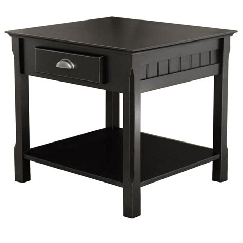 Small Black Rectangle Side Table at Lilly Sheehy blog
